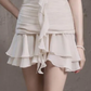 Brown halter neck rose neck chiffon waist slim fit retro short skirt homecoming dress R4692