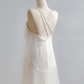 Sexy long white halter-neck ball gown R8187