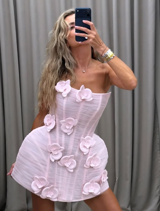 Applique Women's Homecoming Dress Lavender Corset Short Prom Dress Party Dress RS2436