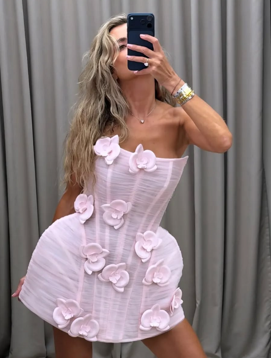 Applique Women's Homecoming Dress Lavender Corset Short Prom Dress Party Dress RS2436