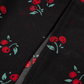 2025 Summer New French Retro Black Cherry Floral Slimming Suspender Dress R0979