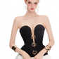 Black tube top slim fit white bud skirt short skirt homecoming dress R4371