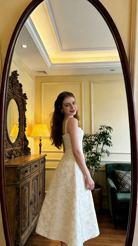 White halter-neck fitted elegant ball gown/bridal dress R8605