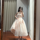 Light pink strapless fitted long ball gown, bridal dress R8849
