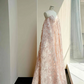 Pink tube top slim waist long skirt, prom dress R5678