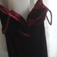 Dark red halter-neck, fitted, bodycon mermaid long ball gown, bridal dress R6831
