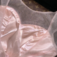 Light pink sleeveless fitted waist elegant long ball gown R6992