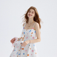 Dreamy sugar-coated floral dress French suspender skirt holiday wear short skirt skirt female summer R3426
