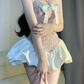 French style high-grade suspender dress for women summer sweet waist bud skirt R3143