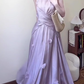 Gentle temperament purple sleeveless vest a-line skirt wear two-piece suit R0813