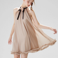 French halter neck vest dress petite sleeveless short skirt suspender skirt dress female summer R3527