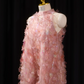 Light pink sleeveless tulip skirt long ball gown, bridal dress R8910