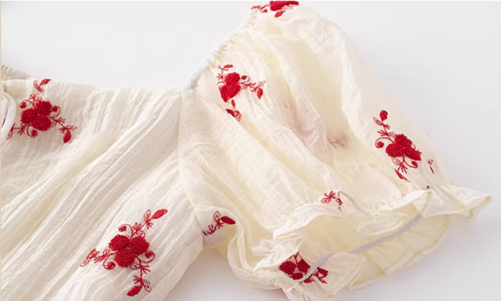 French retro printed tea dress 2025 new waist slim long dress R2589