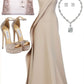 Champagne Prom Dress Long Evening Dress     S7017