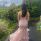 Unique Sweetheart Sleeveless Mermaid Tulle Long Evening Prom Dresses         S7101