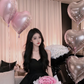 Black strapless fitted waist short ball gown R7526