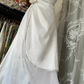 White halter-neck A-line design ball gown R6367