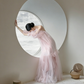 Light pink backless sexy long ball gown R8019
