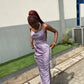 Light Purple Sheath Long Prom Dress     S5352
