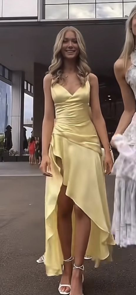 Yellow Prom Dresses,Evening Gown,Party Dresses,Formal Dress      S3490