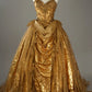 Gold Sweetheart A-Line Stunning Vintage Evening Ball Gown       S7251
