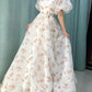 Floral Print Beautiful Long Gown      S2655
