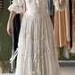 A Line White Wedding Dresses Long Bridal Gown      S7149