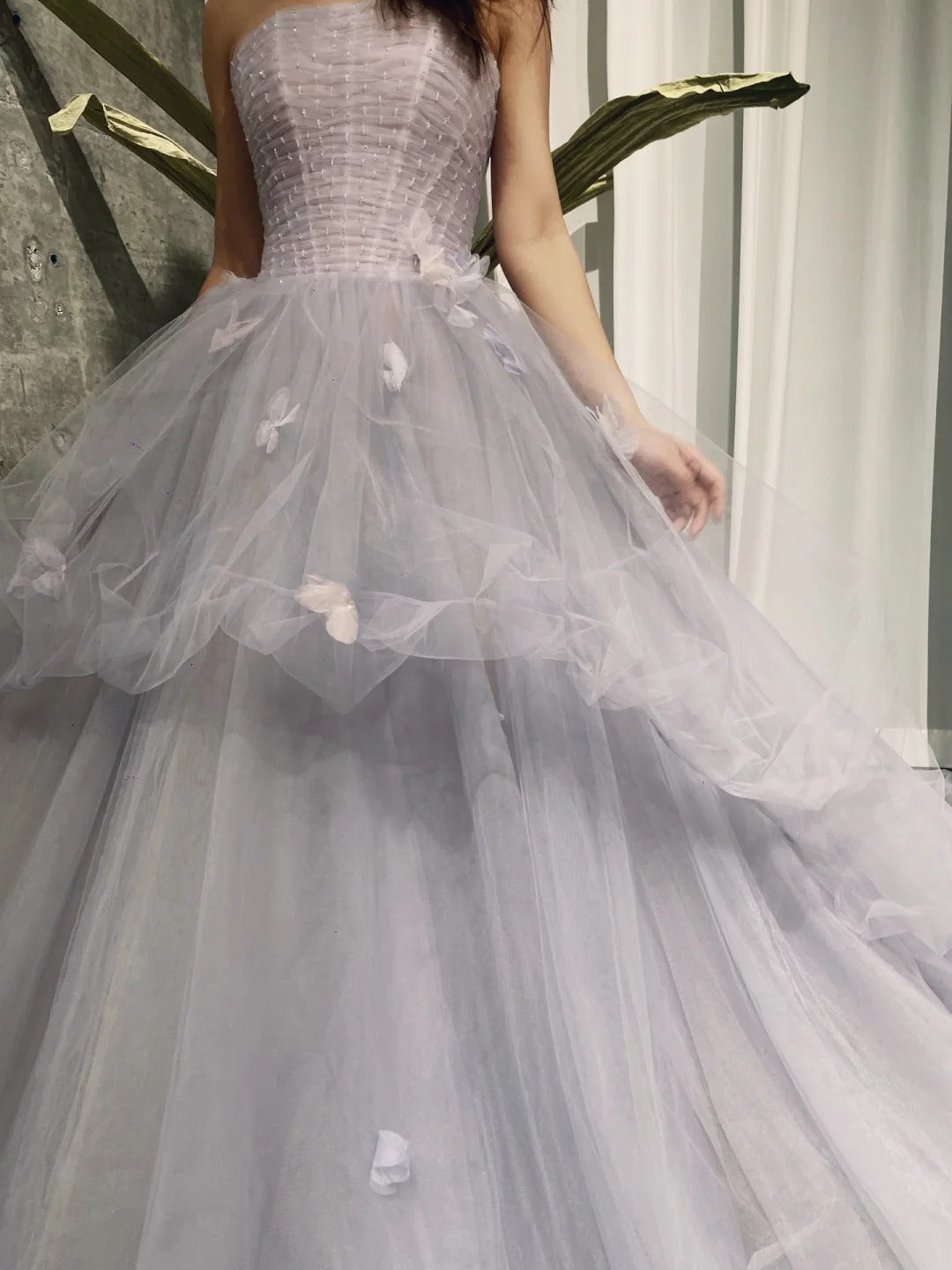 Elegant Tulle Party Dress Prom Dresses For Women Evening Gowns     S3101