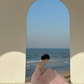 Light pink off‑the‑shoulder backless sexy long ball gown R7992