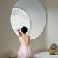 Light pink backless sexy long ball gown R8019