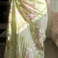 Light green, fresh and elegant halter-neck, fitted, bodycon long ball gown R7753