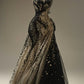 Princess Strapless Long A Line Tulle Beaded Prom Evening Dresses        S7121