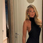 Sexy Black Long Prom Party Dresses Evening Dresses         S7160