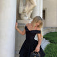 simple a line black off the shoulder homecoming dress 18th birthday outfits     S5364