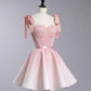chic ball gown pink homecoming dress 16th birthday outfits   S5341