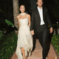 Boho Chiffon Bridal Gown, Spaghetti Straps A-Line Sleeveless Ruffles Bridal Dress       S6964
