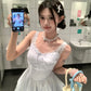 Soft Girl Lace Cami Fairy Dress in Light Blue R9157
