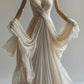 Glamorous Fall Wedding Dress Vintage Long Evening Dress     S7118