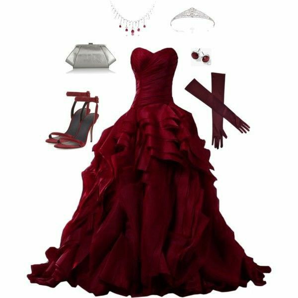 Burgundy Evening Gowns,Ball Gown Formal Dress,Evening Gowns For Teens        S7057