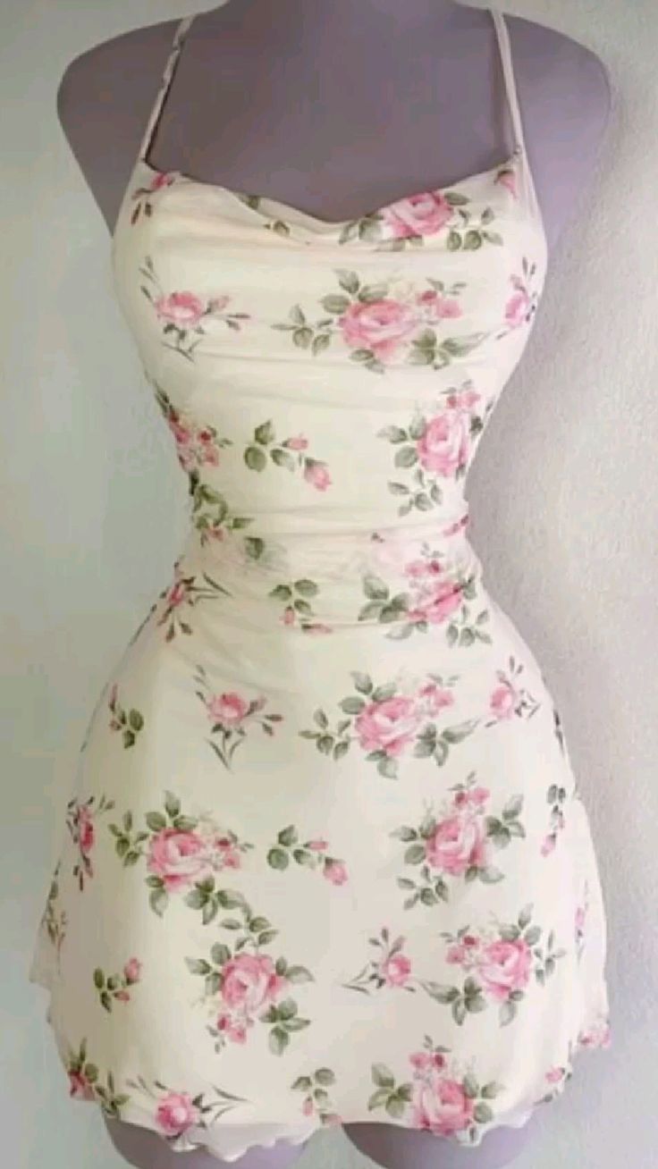 Cute Sheath Spaghetti Straps Floral Short Homecoming Dresses     S7178