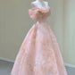 Spaghetti Strap Tulle Lace Short Prom Dress, Cute A-Line Party Dress      S5366