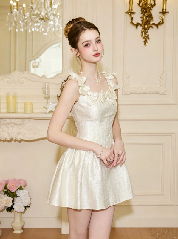 Classic Lace Cocktail Dress with Rhinestone Embellishment R9208