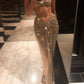 Sexy Two Piece Evening Dresses Spaghetti Straps Prom Gown     S6952