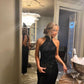 Black Simple Halter Backless Long Evening Dresses Prom Gown     S6960