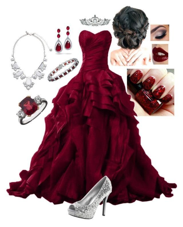 Burgundy Evening Gowns,Ball Gown Formal Dress,Evening Gowns For Teens        S7057