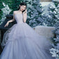 Elegant Tulle Party Dress Prom Dresses For Women Evening Gowns     S3101