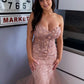 Unique Sweetheart Sleeveless Mermaid Tulle Long Evening Prom Dresses         S7101