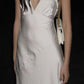 White v neck sexy long evening dress formal dress party prom dress      S6985
