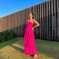 A Line Fuchsia Long Prom Dress Evening Formal Dress     S7080