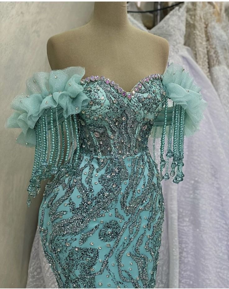 Mermaid Off Shoulder Elegant Evening Gowns Long Prom Dress     S7239